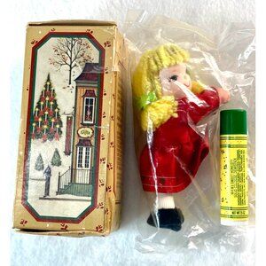 Vintage Avon Little Rag Doll  Sweet Honesty Perfume Stick In Original Box READ